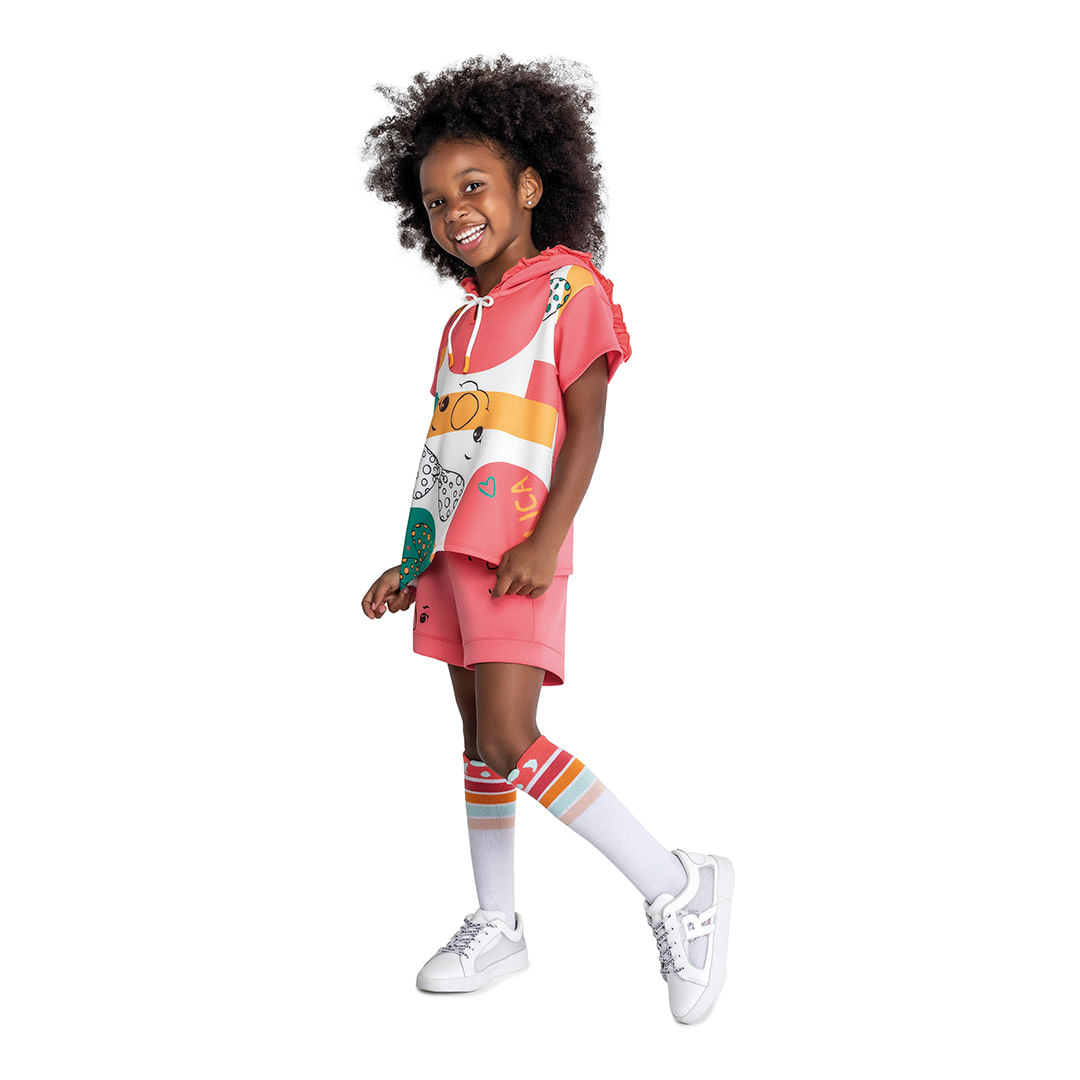 Conjunto Lilica Ripilica Rosa Menina