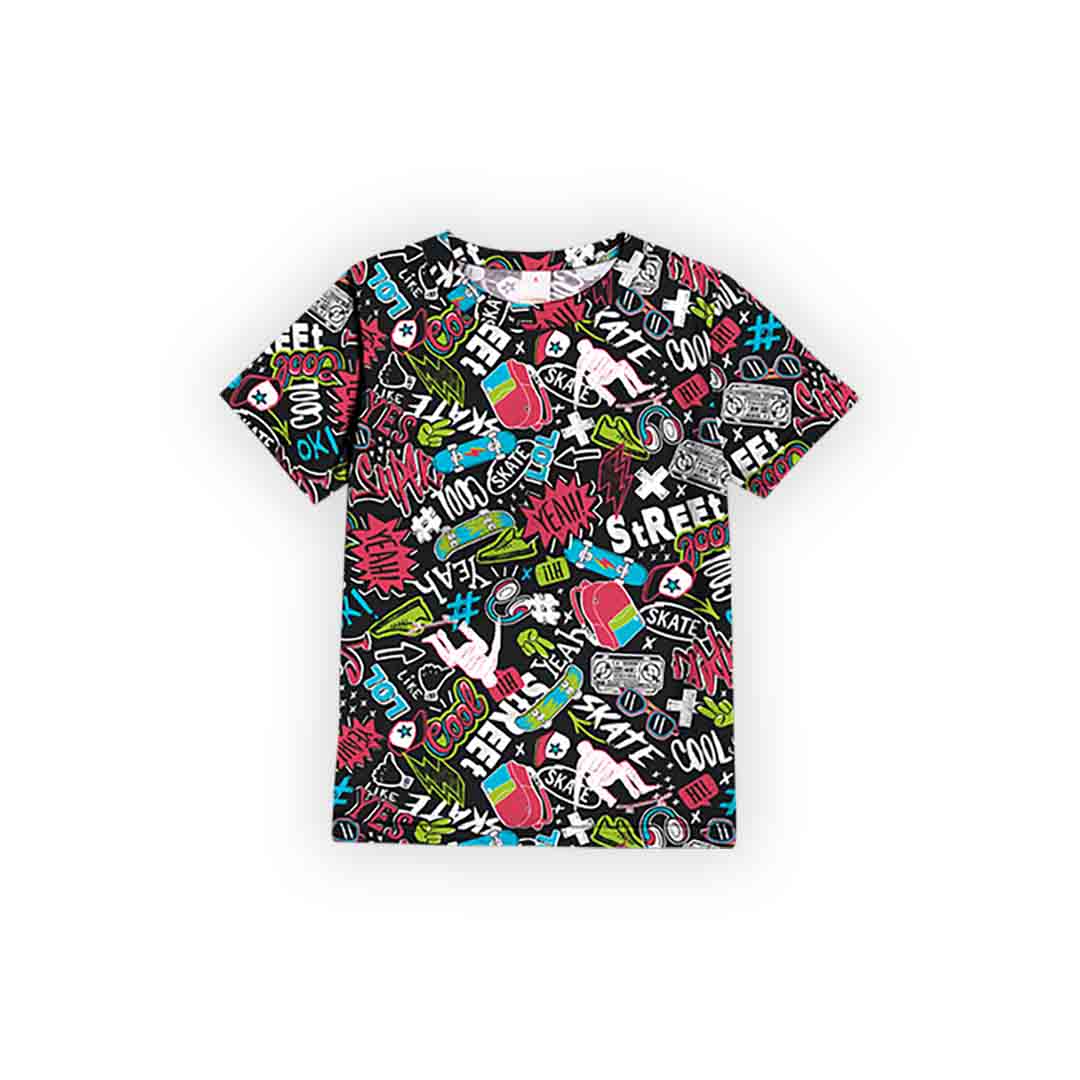 camiseta infantil skate
