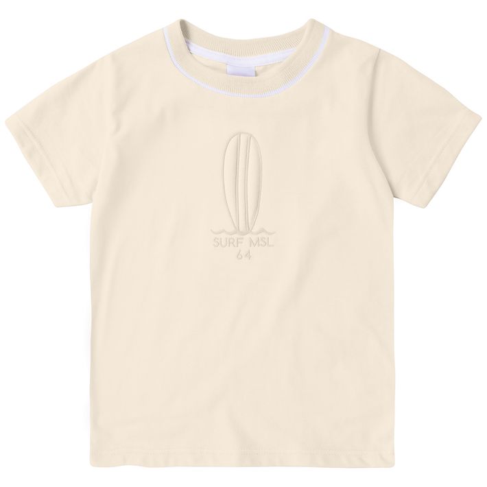 Camiseta-Infantil-Menino-Com-Estampa-De-Surf---Bege
