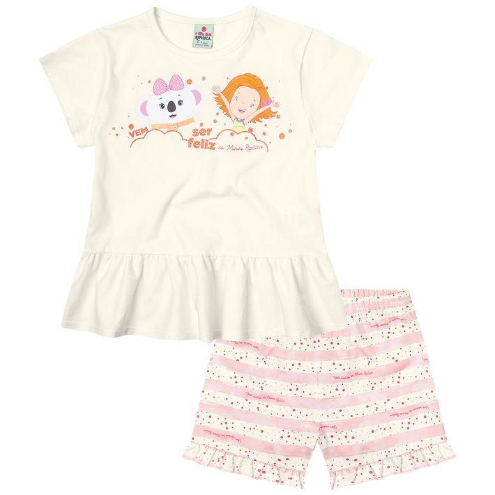 Pijama-Mundo-Ripilica-Infantil-Menina---Bege