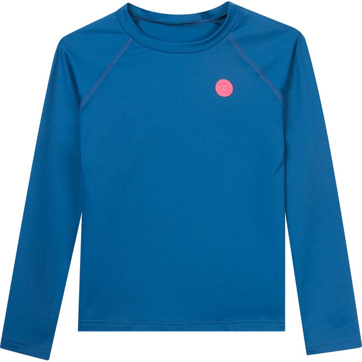 Camiseta-Infantil-Menina-Menino-Com-Protecao-UV---Azul---2P
