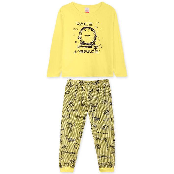 Pijama-Infantil-Menino---Amarelo