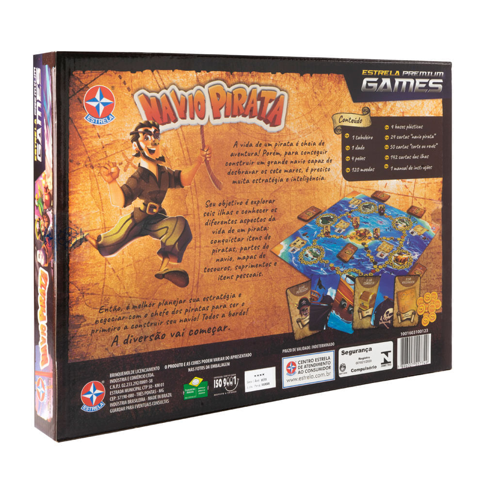 Jogo Navio Pirata - Estrela Premium Games