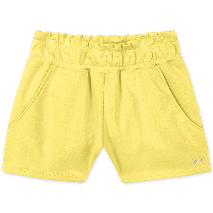 Short-Moletom-Bebe-Menina-Com-Aroma---Amarelo