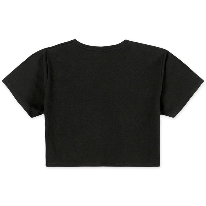 Blusa Manga Curta Cropped Juvenil Feminina Hapier