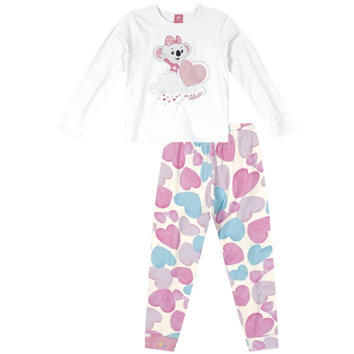 Pijama-Longo-Brilha-no-Escuro-Malha-Menina-Lilica