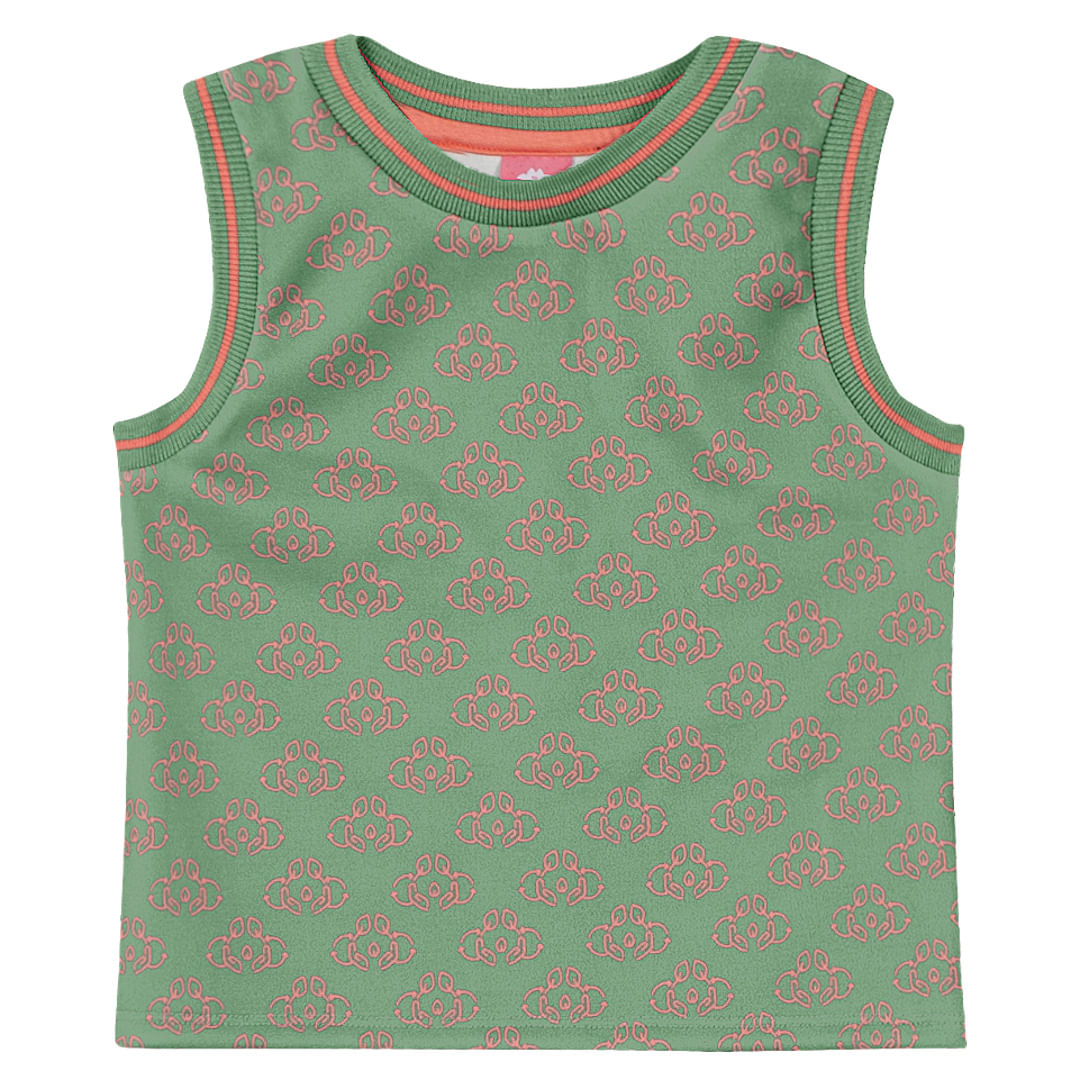 Regata Cropped Malha Menina Lilica