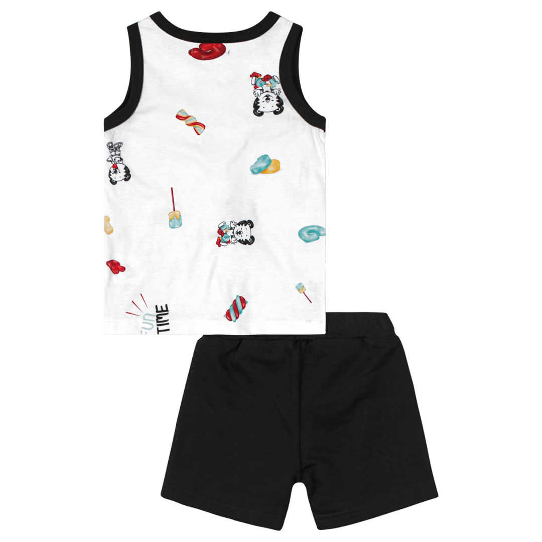 Conjunto Curto Moletom Menino Tigor