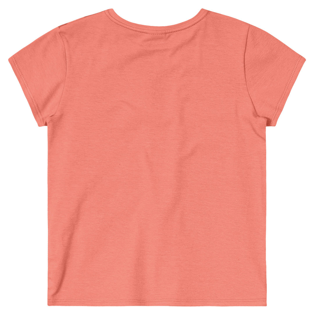 Blusa Manga Curta Malha Menina Lilica