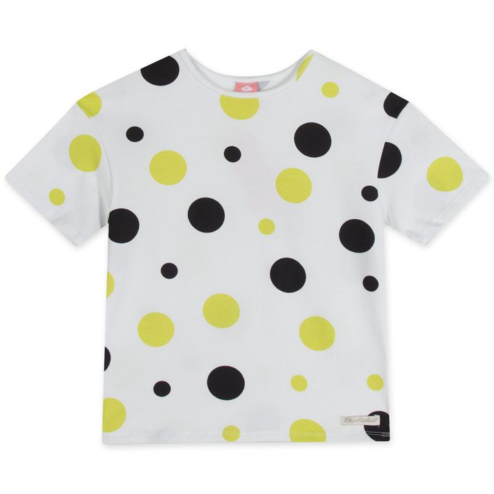 Blusa-Bolinhas-Manga-Curta-Malha-Menina-Lilica