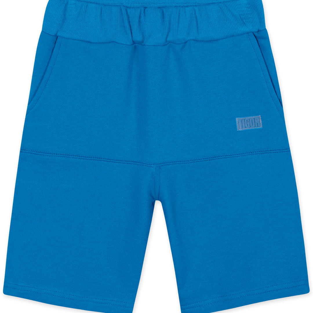 Bermuda Moletom Infantil Masculina Tigor