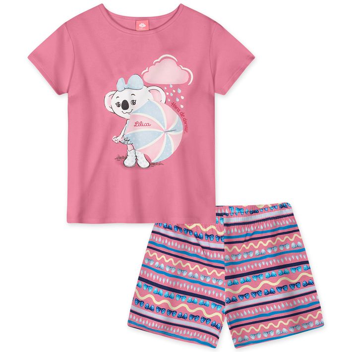Pijama-Curto-Brilha-no-Escuro-Feminino-Infantil-Lilica