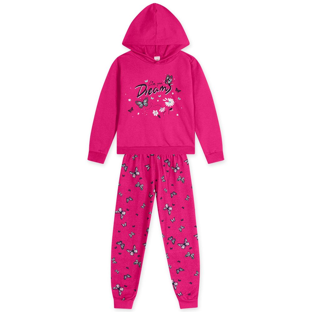 Conjunto moletom infantil store marisol