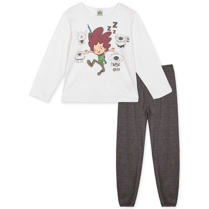Pijama-Longo-Infantil-Unissex-Mundo-Ripilica