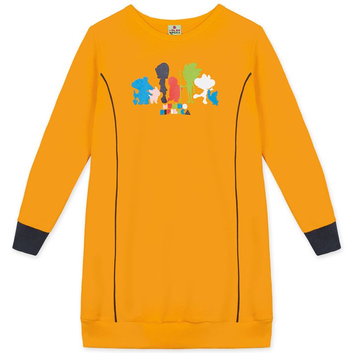 Vestido-Manga-Longa-Moletom-Infantil-Feminino-Mundo-Ripilica