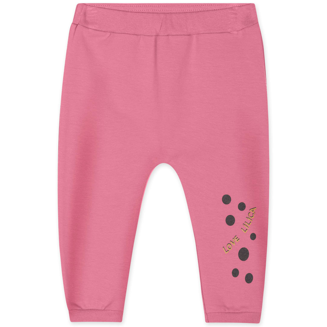 3 Pommes Girls Pink Leggings