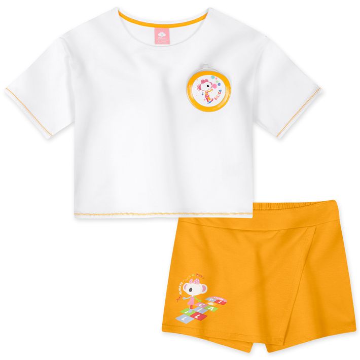 Conjunto-Curto-Com-Estampa-Interativa-Feminino-Infantil-Lilica