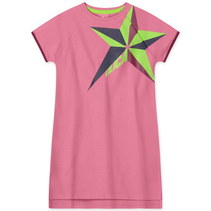 Vestido-Manga-Curta-Feminino-Infantil-Lilica