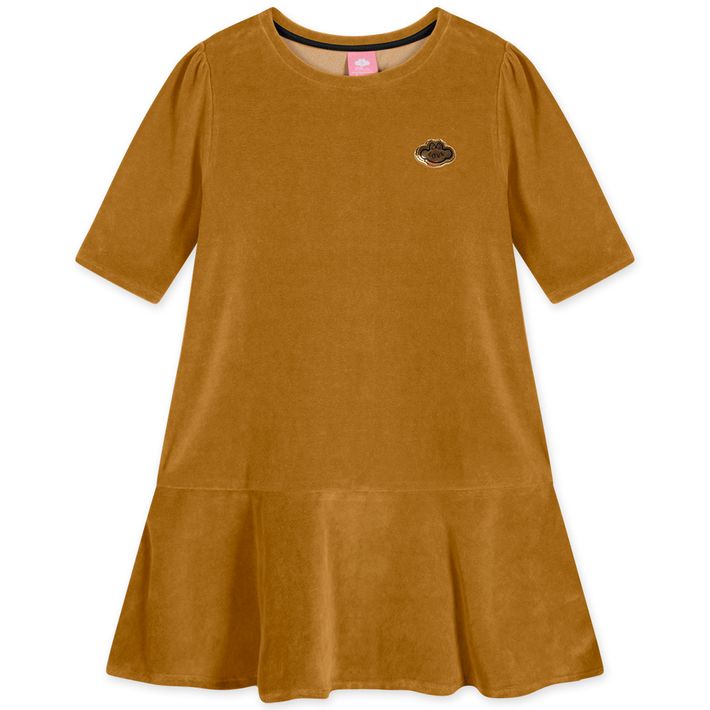 Vestido-Manga-Longa-Aveludado-Feminino-Infantil-Lilica