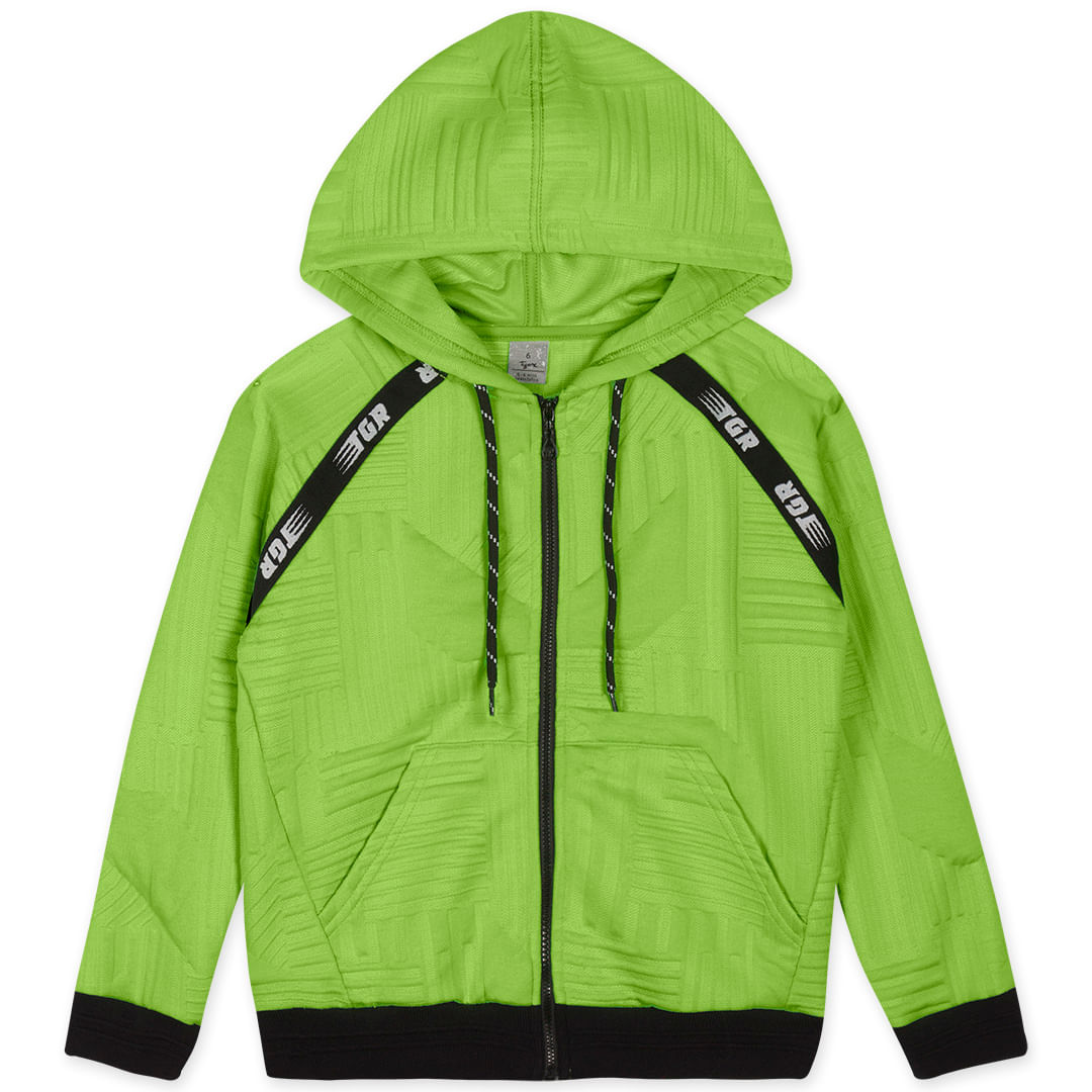 Jaqueta Com Capuz Masculina Infantil Tigor Tigor Tigre