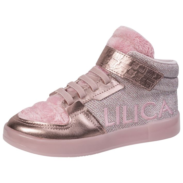 Tenis-Cano-Alto-Lovely-Mid-Snkr-91-Antiderrapante-Feminino-Infantil-Lilica