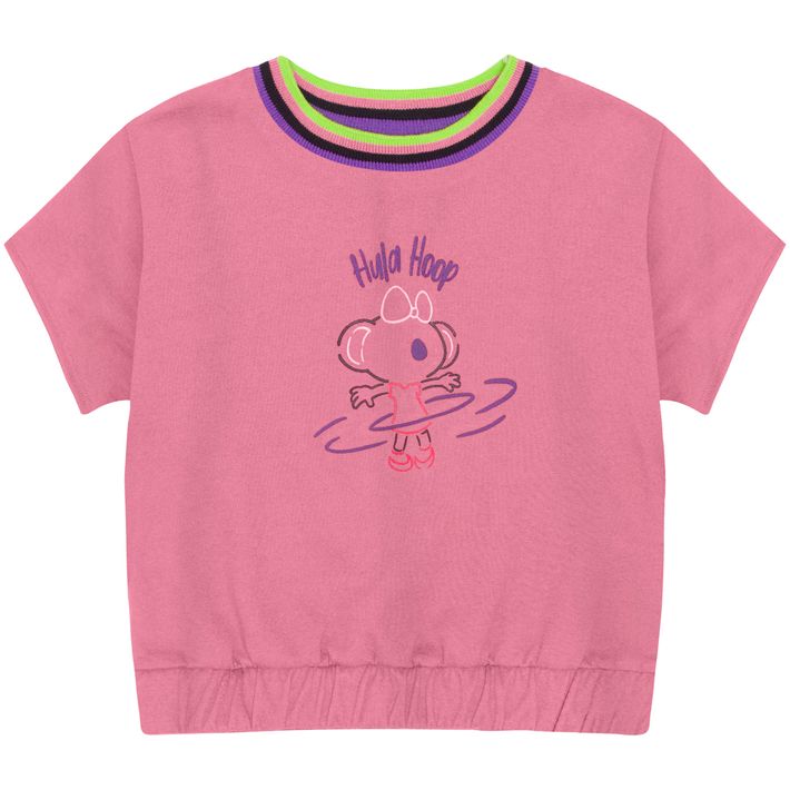 Blusa-Manga-Curta-Feminina-Infantil-Lilica