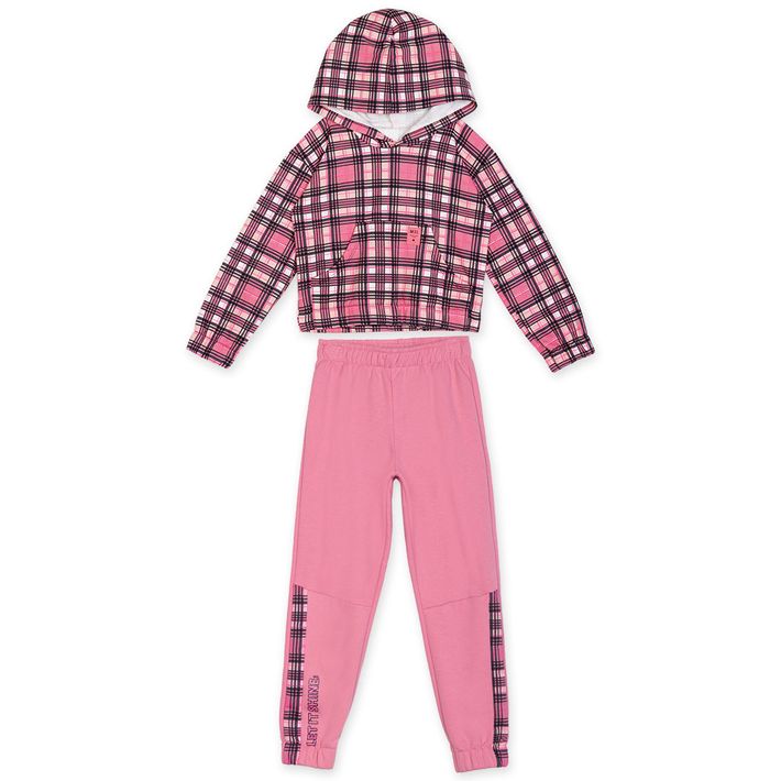 Conjunto-Longo-Xadrez-Com-Capuz-Moletom-Infantil-Feminino-Marisol