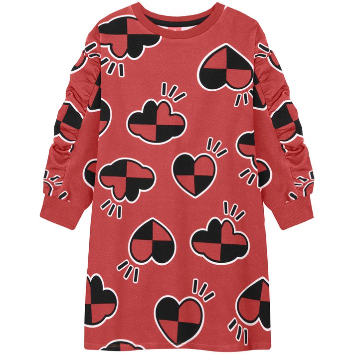 Vestido-Manga-Longa-Moletom-Feminino-Infantil-Lilica