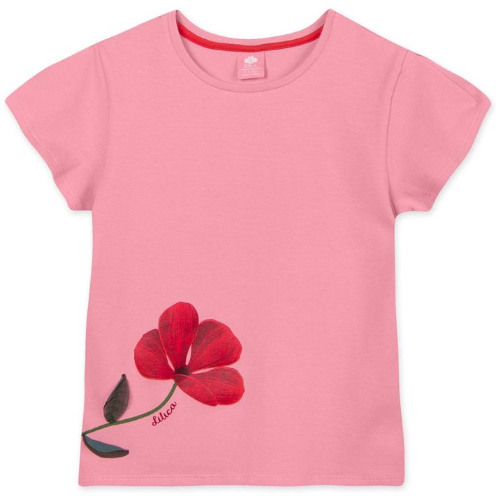 Blusa-Manga-Curta-Feminina-Infantil-Lilica