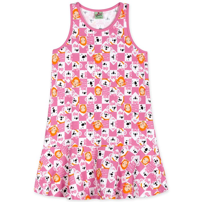 Vestido-Curto-Infantil-Feminino-Mundo-Ripilica
