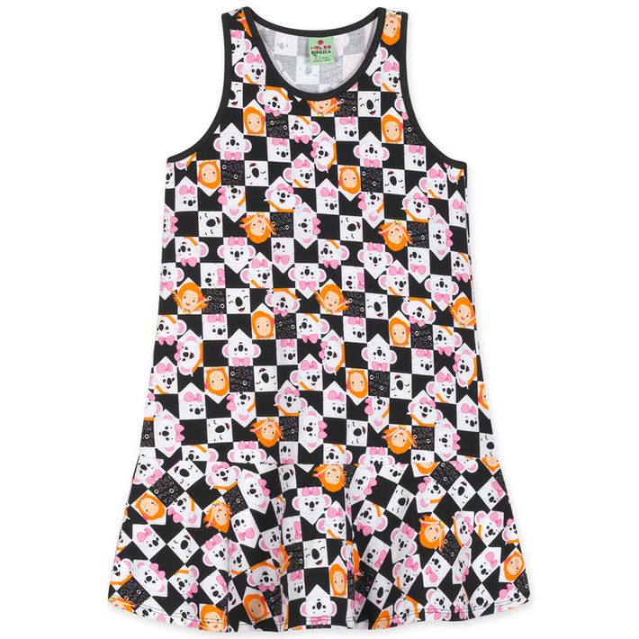 Vestido-Curto-Infantil-Feminino-Mundo-Ripilica