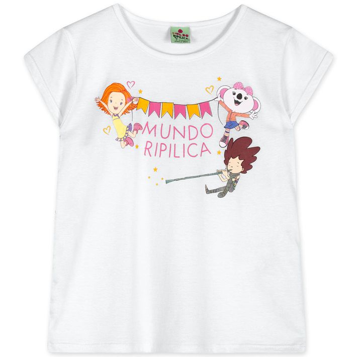 Blusa-Manga-Curta-Infantil-Feminina-Mundo-Ripilica