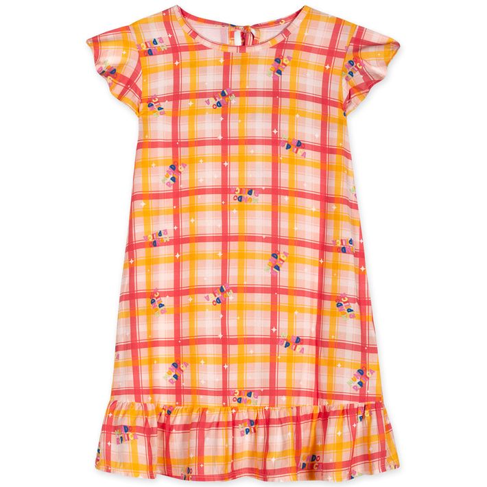 Vestido-Manga-Curta-Infantil-Feminino-Mundo-Ripilica