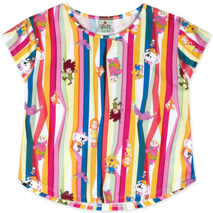 Blusa-Manga-Curta-Infantil-Feminina-Mundo-Ripilica