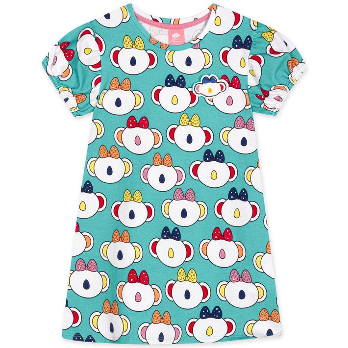 Vestido-Manga-Curta-Bebe-Feminino-Lilica