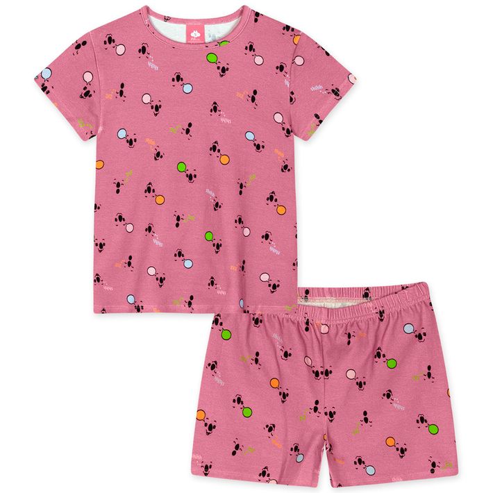 Pijama-Curto-Infantil-Feminino-Lilica