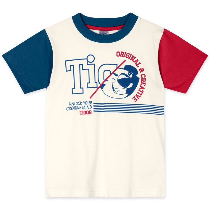 Camiseta-Manga-Curta-Retro-Infantil-Masculina-Tigor