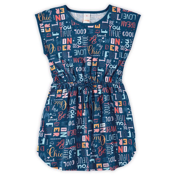 Vestido-Manga-Curta-Infantil-Feminino-Marisol-Play