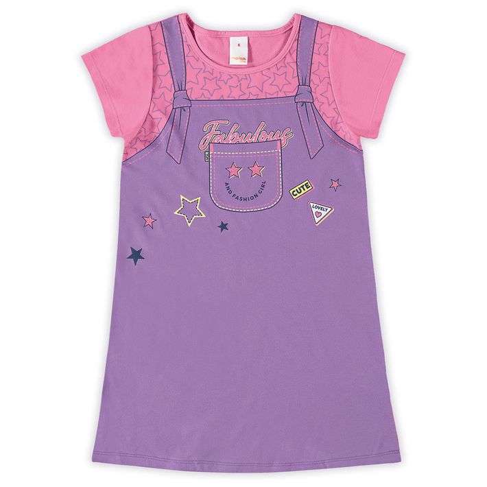 Vestido-Manga-Curta-Infantil-Feminino-Marisol-Play