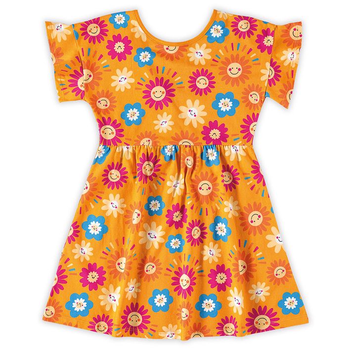 Vestido-Floral-Manga-Curta-Infantil-Feminino-Marisol-Play