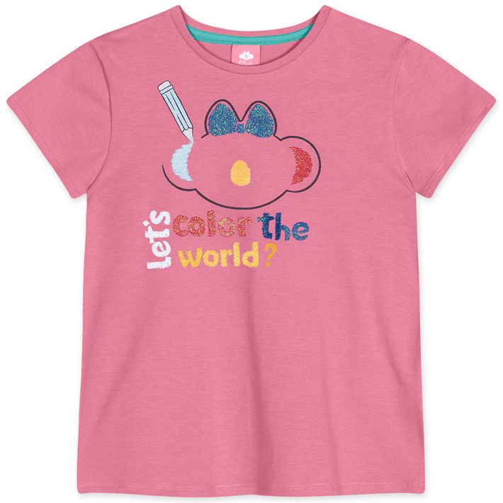 Blusa-Manga-Curta-Infantil-Feminina-Lilica