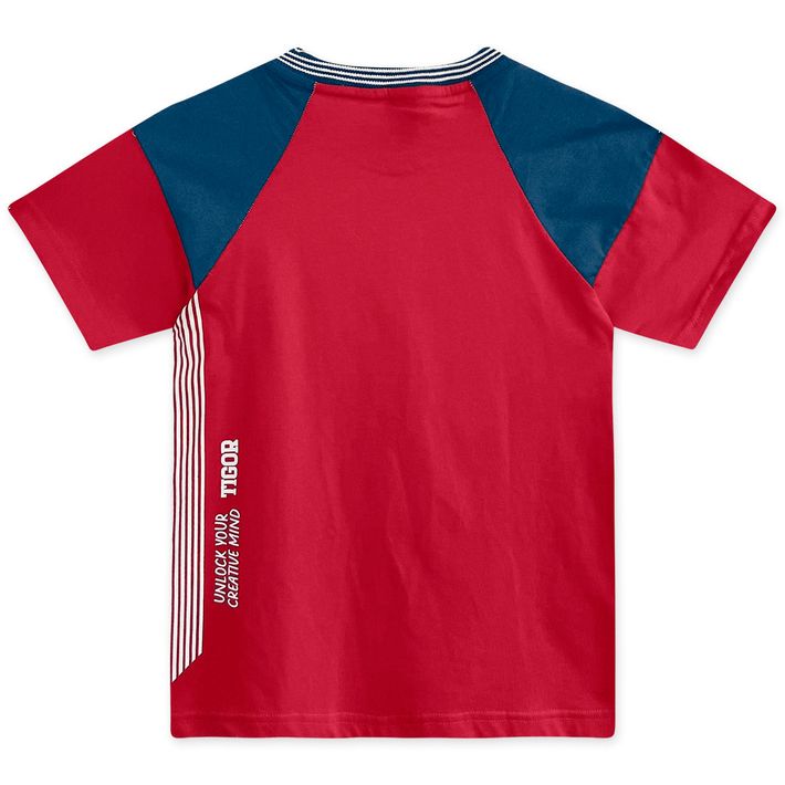 Camiseta-Manga-Curta-Infantil-Masculina-Tigor