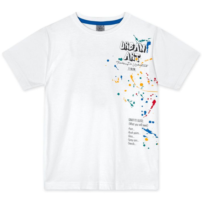 Camiseta-Urban-Manga-Curta-Infantil-Masculina-Tigor