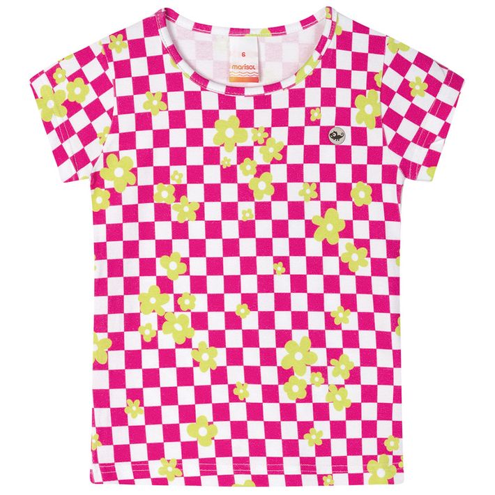 Blusa-Manga-Curta-Com-Repelencia-a-Agua-Infantil-Feminina-Marisol