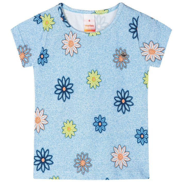 Blusa-Manga-Curta-Com-Repelencia-a-Agua-Infantil-Feminina-Marisol