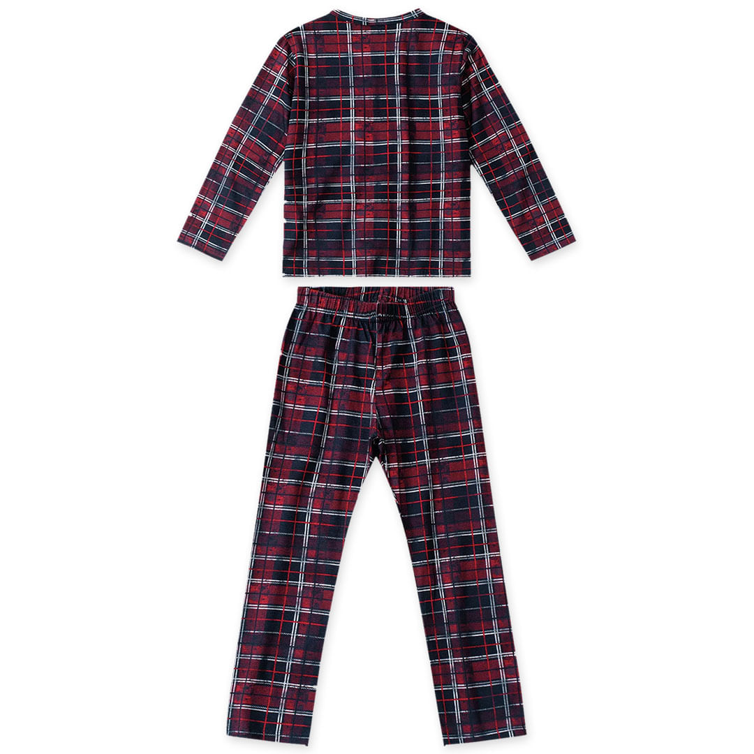 Homens Impressão Xadrez Camiseta & Shorts Conjunto De Pijama