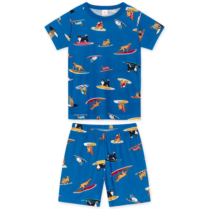 Pijama-Curto-Infantil-Masculino-Com-Aroma-Marisol