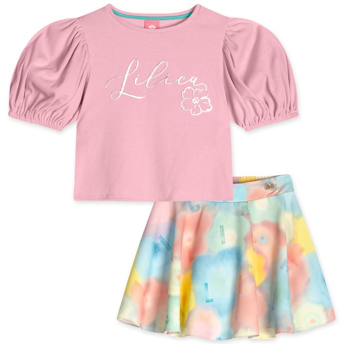 Conjunto-Aquarela-Curto-Infantil-Feminino-Lilica