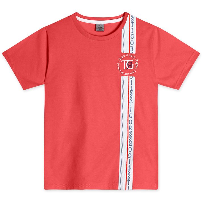 Camiseta-Manga-Curta-Infantil-Masculina-Tigor