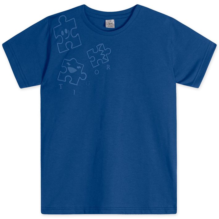 Camiseta-Manga-Curta-Infantil-Masculina-Tigor
